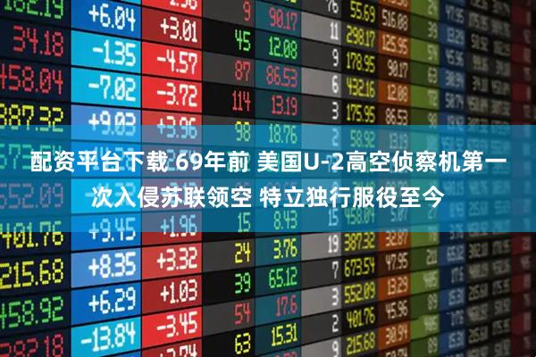 配资平台下载 69年前 美国U-2高空侦察机第一次入侵苏联领空 特立独行服役至今