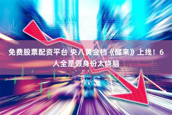 免费股票配资平台 央八黄金档《醒来》上线！6人全是假身份太烧脑